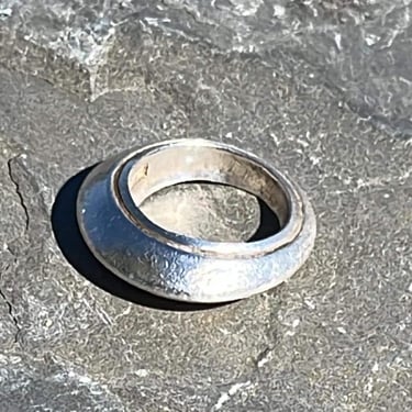 William Spratling - Vintage 980 Mexico Silver Center Ridged Ring c. 1933 - 1938 