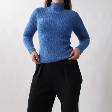 90s Cornflower Blue Sweater