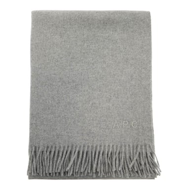 A.P.C. Alix Brodée Wool Scarf Men