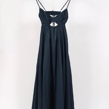 Ascension Twist Front Dress - Dark Blue