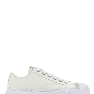 Miharayasuhiro Unisex White Canvas Sneakers