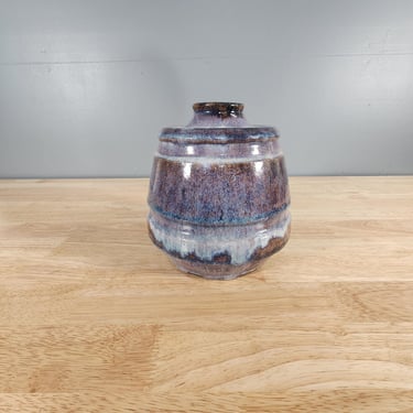 Drip Glaze Studio Pottery Vase 