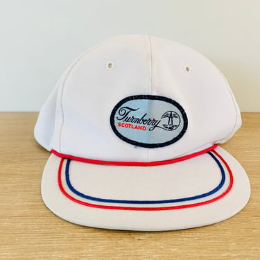 Vintage 1980s Turnberry Scotland Golf Snapback Hat Cap 