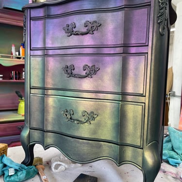 Moody Maximalist Colorshift Dresser