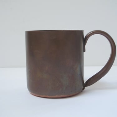 Primitive Copper Mug Antique Copper Camping Cup Metal Camping Mug Vintage Moscow Mule Cup Copper Cup Copper Stein Cowboy Mug 