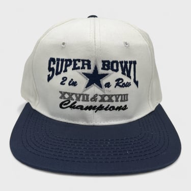 Vintage Dallas Cowboys Super Bowl XXVII &amp; XXVIII Champions