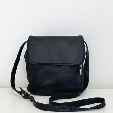 Leather Multi Pocket Crossbody Bag