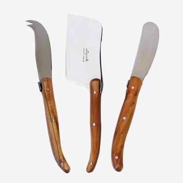 Individual Olivewood Cheese Knife