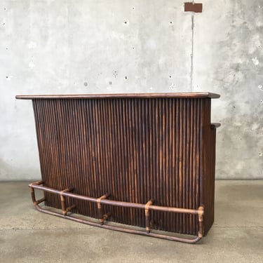 Vintage Rattan Tiki Bar