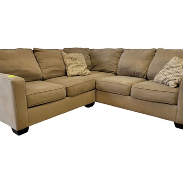 Beige L-Shaped Sectional