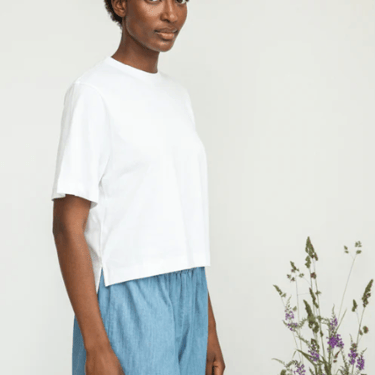 Bay Organic Cotton Top in White