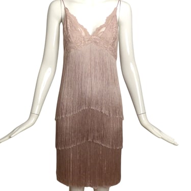 OLVI'S- NWT Lilac Fringe Slip Dress, Size 6