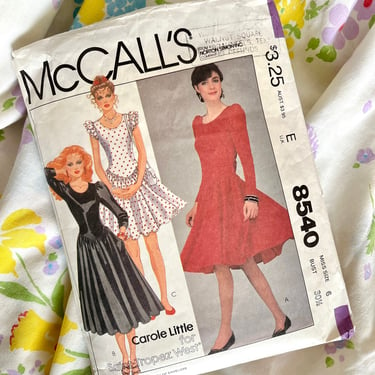 Vintage Sewing Pattern, Circle Skirt, Skater, Full Skirt, Complete with Instructions, McCall’s Carole Little 