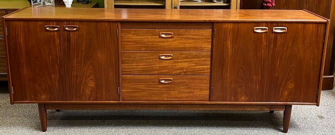Item #AB170R Mid Century Walnut Credenza by Younger c.1960