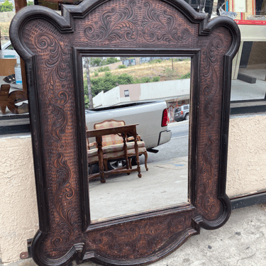 Hacienda Happenings | Large Carved Mirror from Peru
