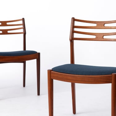 Pair of Johannes Andersen Vintage Chairs, 1960s, Teak, Vamo Møbelfabrik, Denmark 