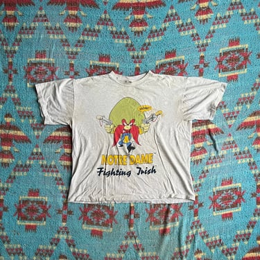 Vintage 1996 Yosemite Sam Notre Dame T Shirt 
