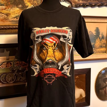 Vintage 2005 Harley Davison Hog T-Shirt 