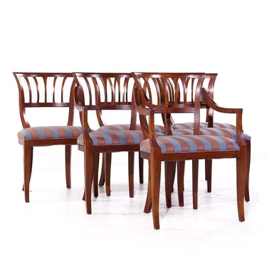 Baker Milling Road Biedermeier Dining Chairs - Set of 6 - mcm 