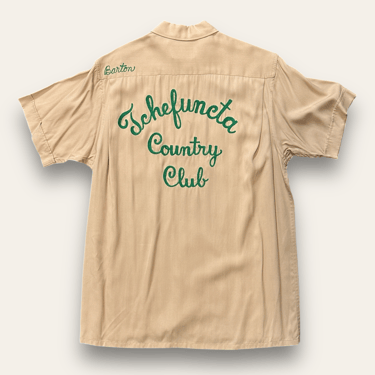 Vintage 1950’s Tchefuncta Country Club Chain Stitch Shirt