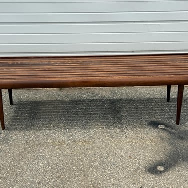 Mid-Century Modern Walnut Slat 60