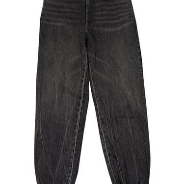 Alexander Wang - Dark Grey Logo Side Stripe Denim Joggers Sz XS