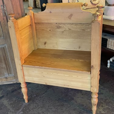 Tall Sided One Seater Bench