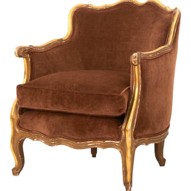 Vintage Gilt Lounge Chair