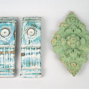 Pair of Corbels and Plaster Mold