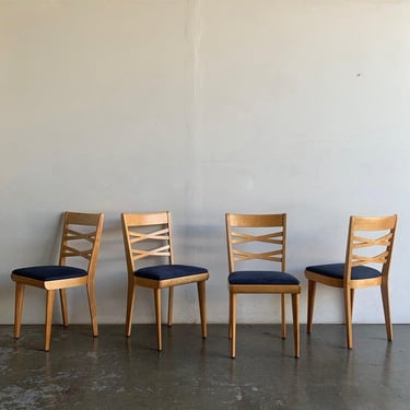 1960s Vintage Heywood Wakefield Dining Chairs - Set of 4 