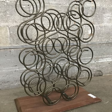 Swirly Metal Wine Rack (Seattle)