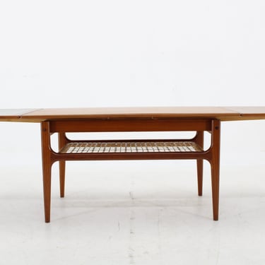 1960s Teak Extendable Coffee Table, Denmark 