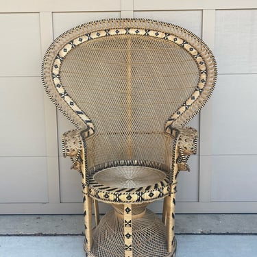 Vintage Emmanuel Peacock Chair( weather proof) Excellent Condition! 