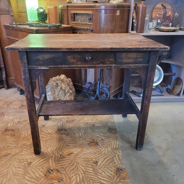 Rustic Wood Side Table 31