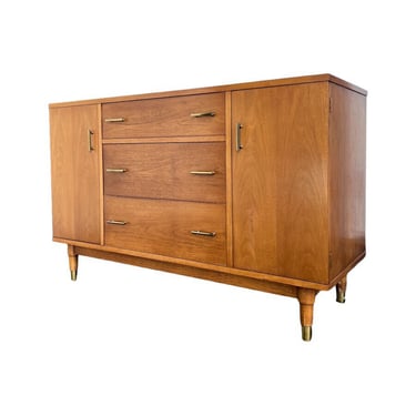 Free Shipping Within Continental US - Vintage Mid Century Modern Drexel Biscayne Buffet Or Credenza Cabinet 