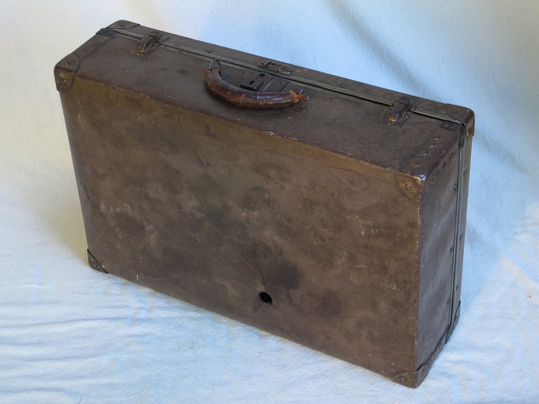 Vintage Suitcase Vintage Luggage 40s Cardboard Paper Suitcase Display