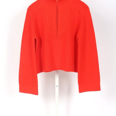 12940_My Knit - Zipped Rollneck Sweater - Lipstick