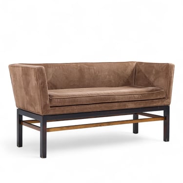 Edward Wormley for Dunbar Mid Century Rosewood and Mahogany Settee Bench - mcm 