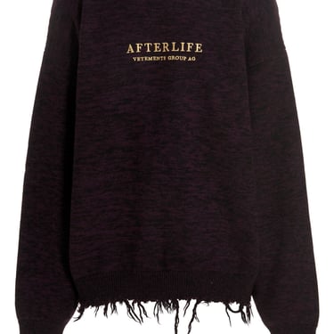 Vetements Women 'Afterlife' Sweater