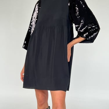 See by Chloe Sequin Sleeve Dress (M)