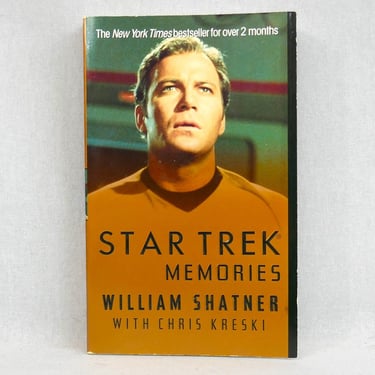 Star Trek Memories (1993) by William Shatner - Captain Kirk Television TV Show Biography - Vintage Book 