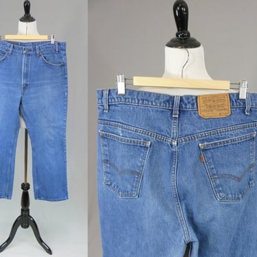 80s Men's Levi's 517 Orange Tab Jeans - Vintage 1980s - 36x29 - 36" waist x 29" length 
