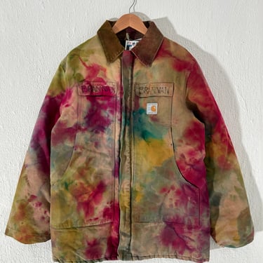 Vintage Custom Tie Dye Carhartt Jacket Sz. XL