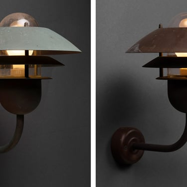 Patinated Copper Wall Lights
