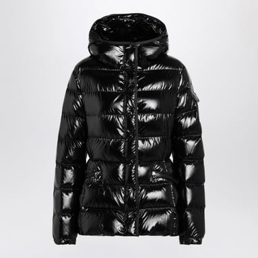 Moncler Barante Glossy Black Short Down Jacket Women