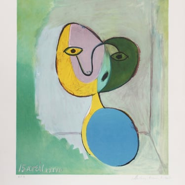 Figure (Portrait of Marie Therese Walter), Pablo Picasso (After), Marina Picasso Estate Lithograph Collection 