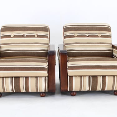 1970s Pair of Armchairs , Germany/ Mid-century / Vintage Armchair / 