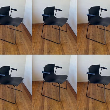 Set of 6 Handkerchief Armchairs Designed by Massimo Vignelli for Knoll Studio