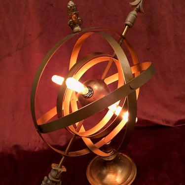 Illuminated Armillary Globe 