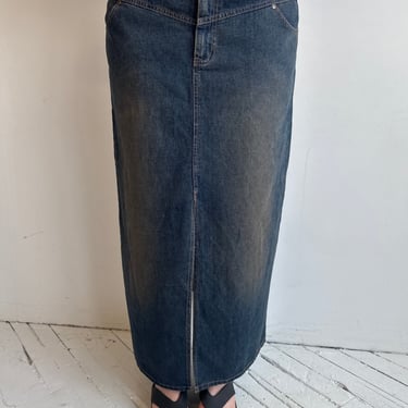 Vintage - Denim Maxi Skirt (XL)